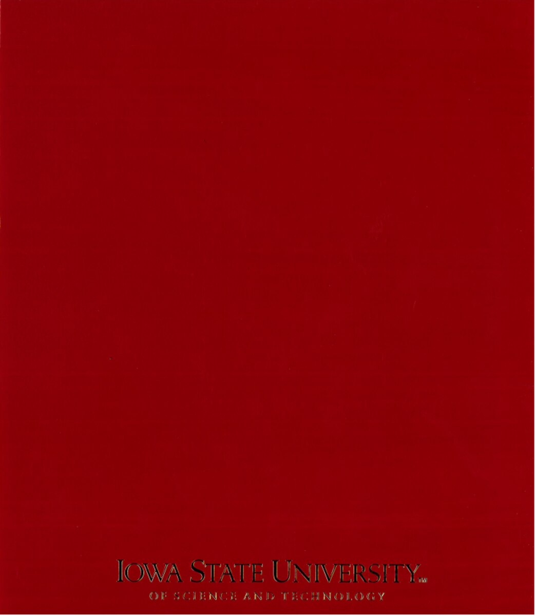Iowa State Standard Red Glossy Folder